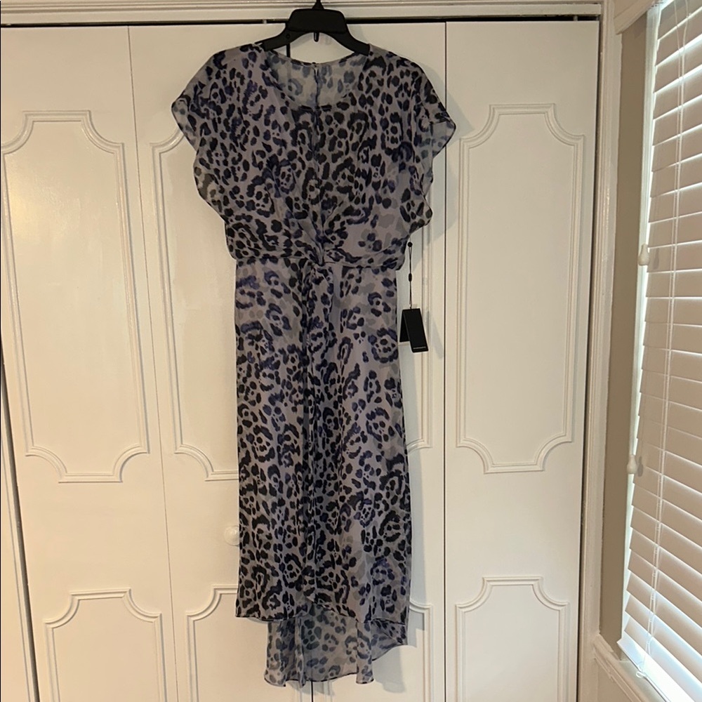 Elegant Leopard Print Dress